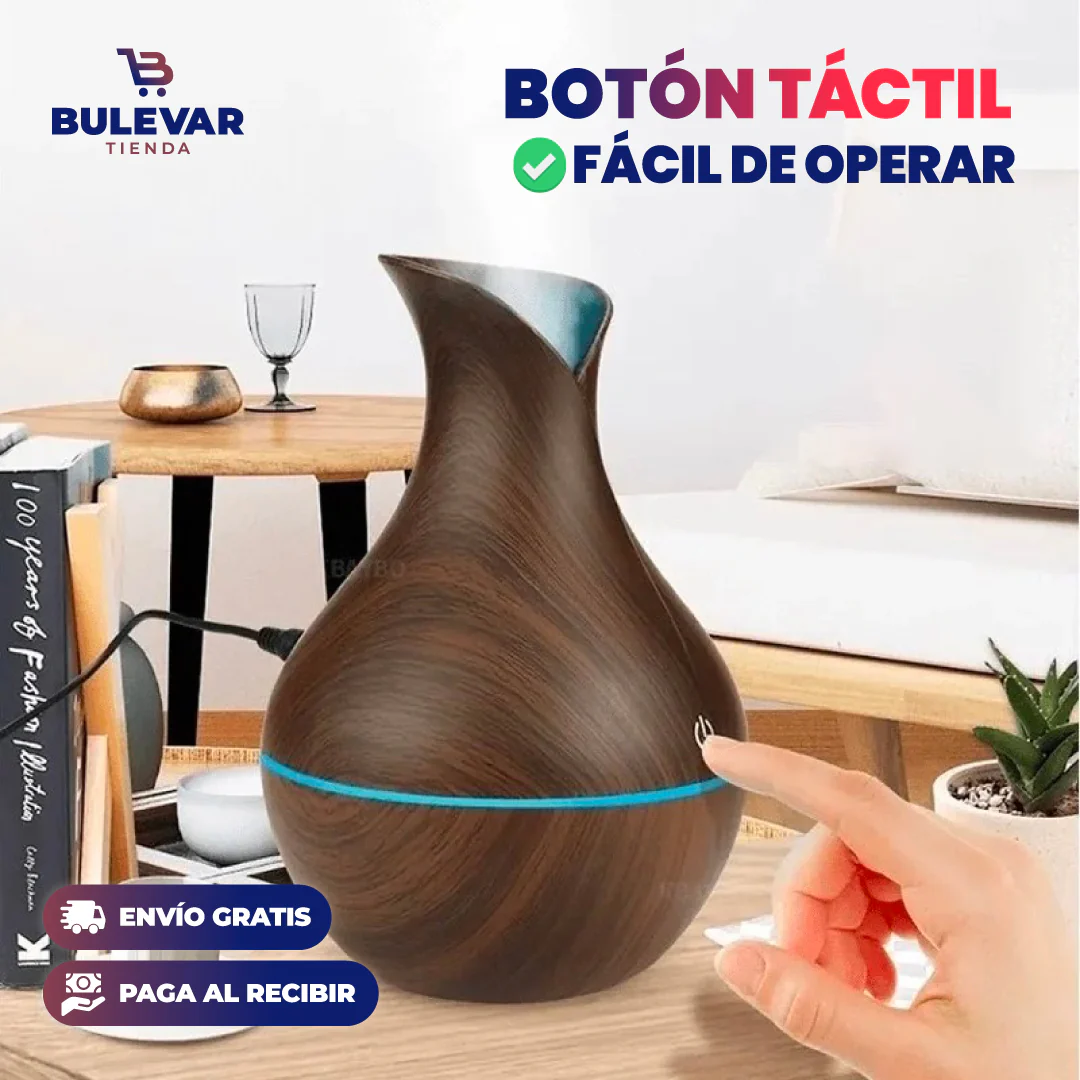 HUMIDIFICADOR ULTRASÓNICO USB DISEÑO TIPO MADERA - Image 3